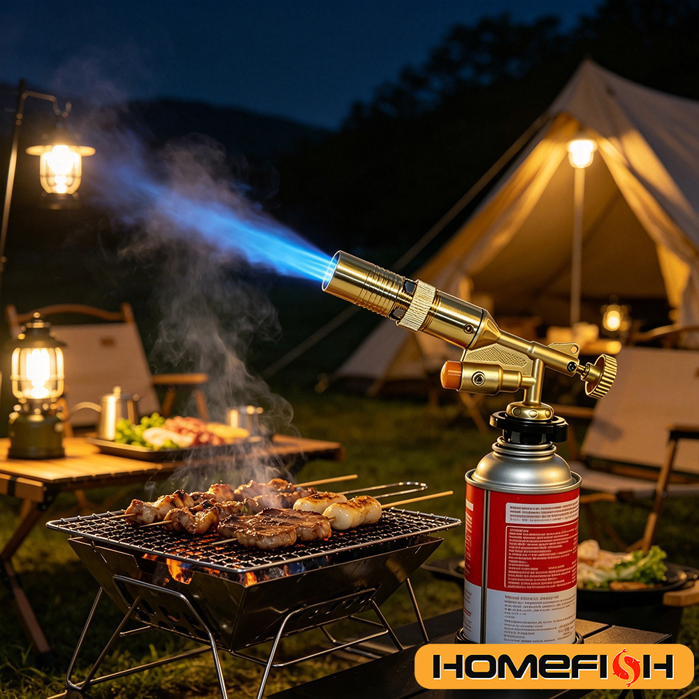 Outdoor Butane Torch, Portable - Camping Cooking Torch avaliação e preço