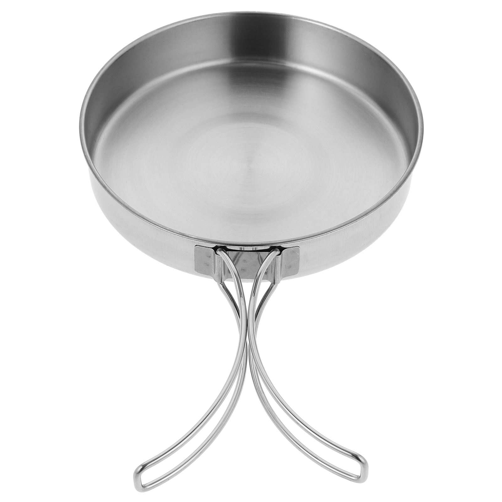 Portable Frying Pan Stainless  - Camping Cooking Wok avaliação e preço