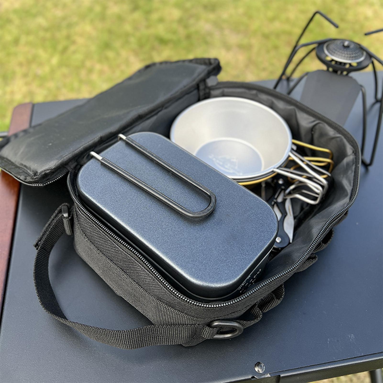 Camp Kitchen Organizer Camping - Camping Cooking Caddy avaliação e preço