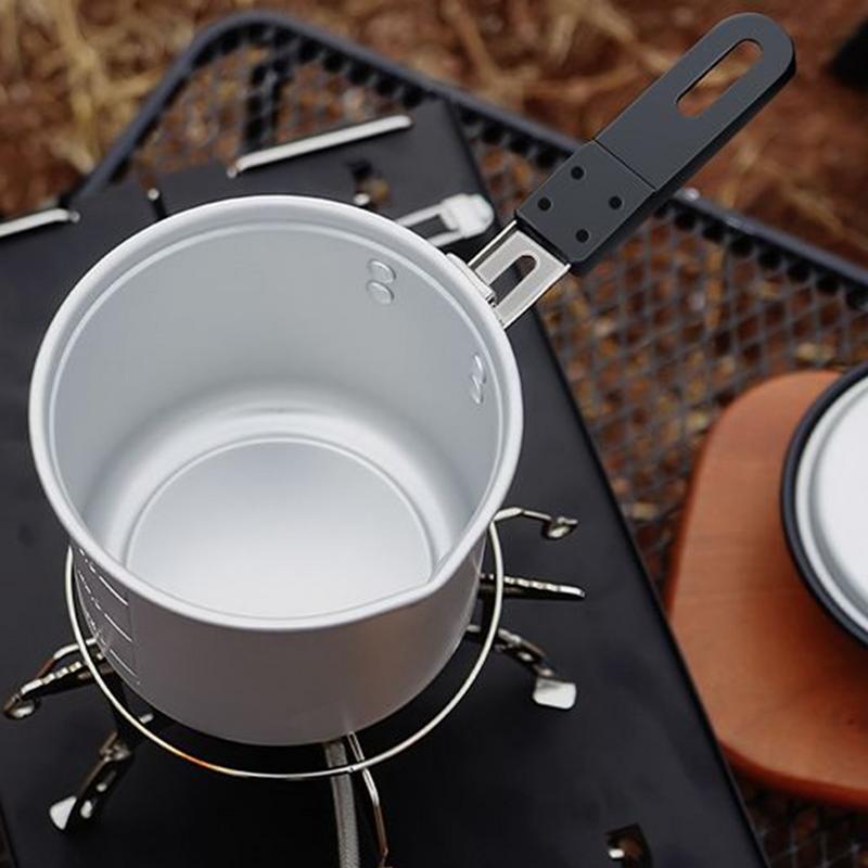 Foldable Camping Pot 700ml Alu - Camping Lightweight Cooking Pot avaliação e preço