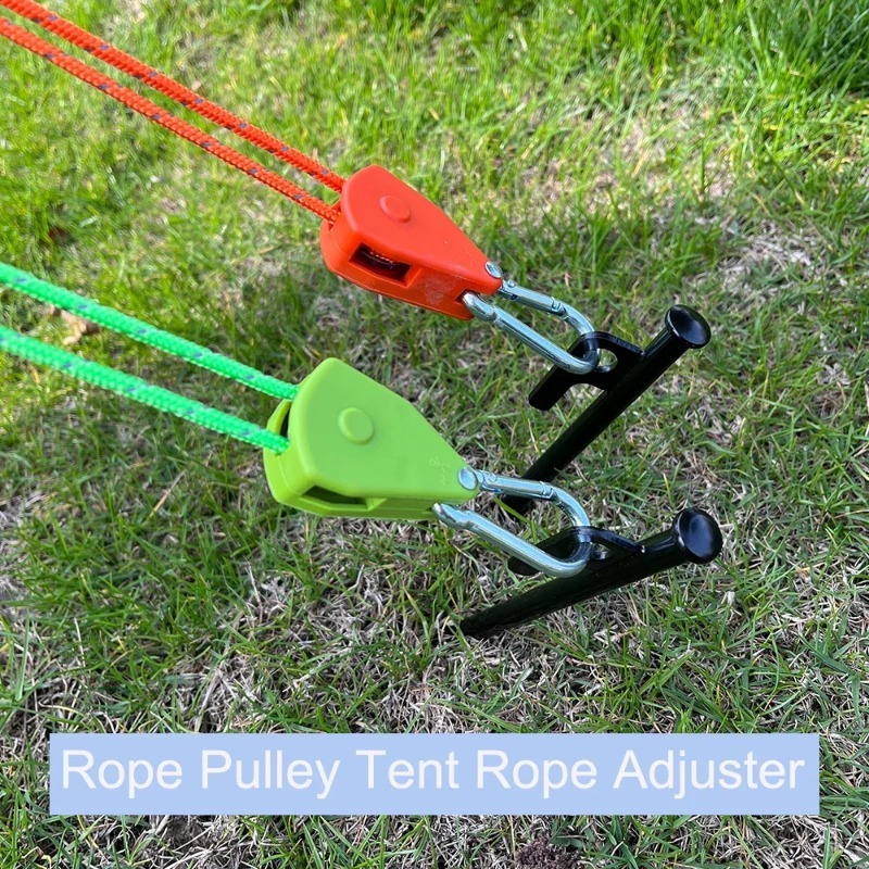 6Pcs 4mm Camping Tent Tie Down - Camping Cooking Hanger avaliação e preço