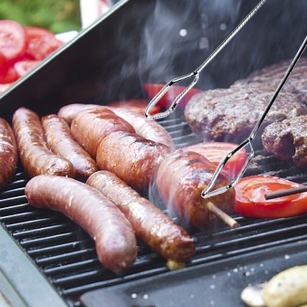 Camping Tool 16 inch BBQ Tongs - Camping Cooking Tips avaliação e preço