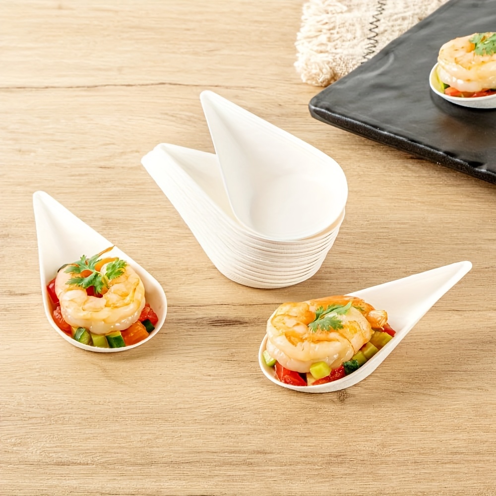 25/50Pcs Made from Sugarcane W - Camping Cooking And Eating avaliação e preço