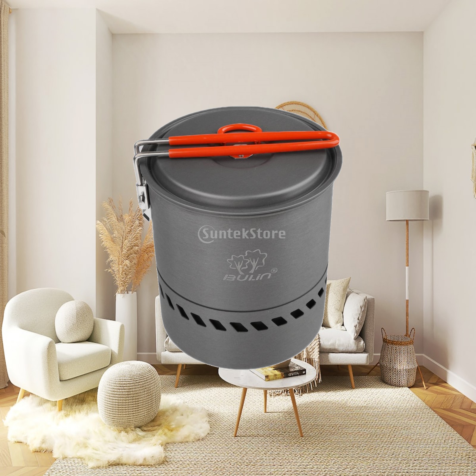 Aluminum Alloy Camping Pot Hea - Camping Lightweight Cooking Pot avaliação e preço