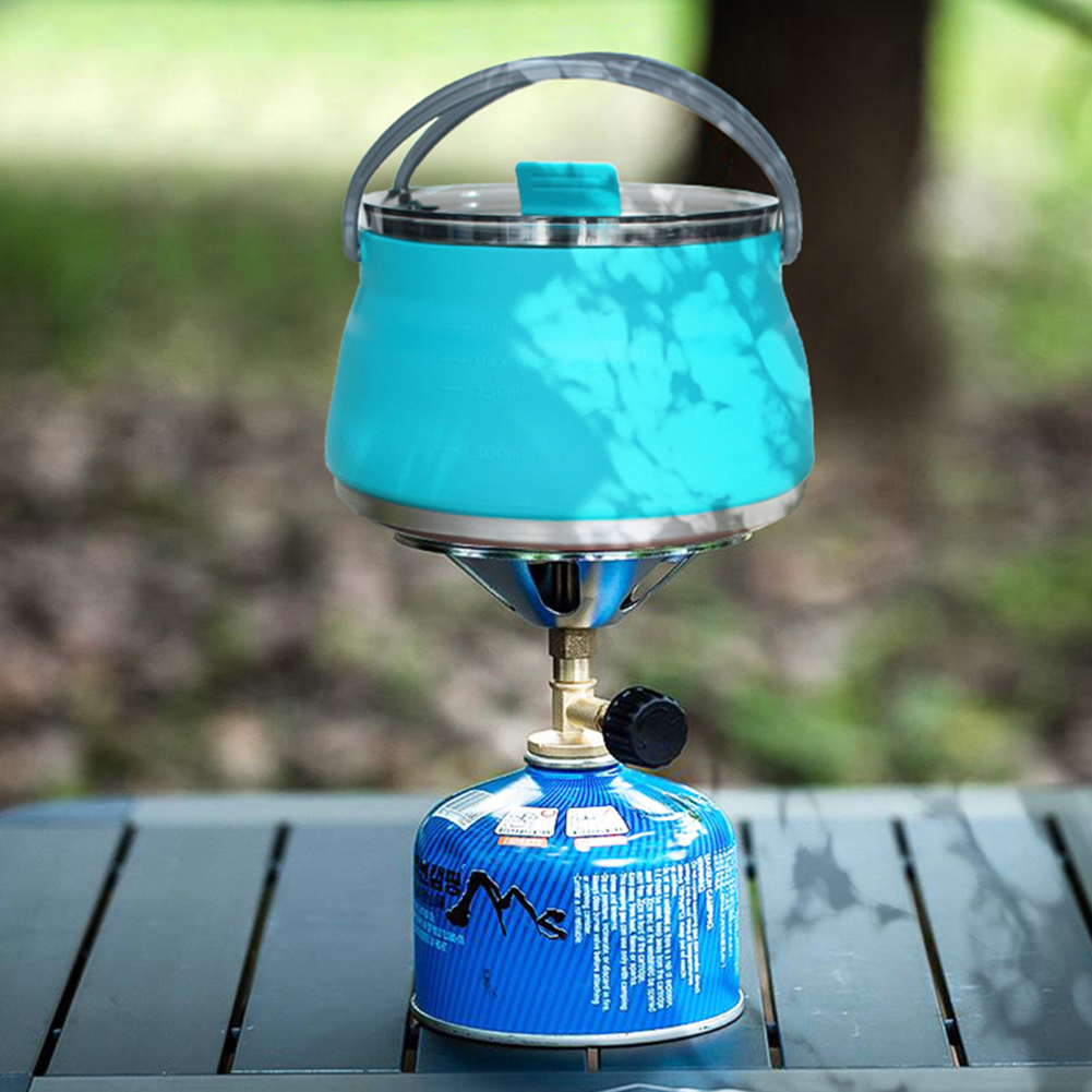 Outdoor Silicone Kettle  1L Ca - Camping Cooking Options avaliação e preço