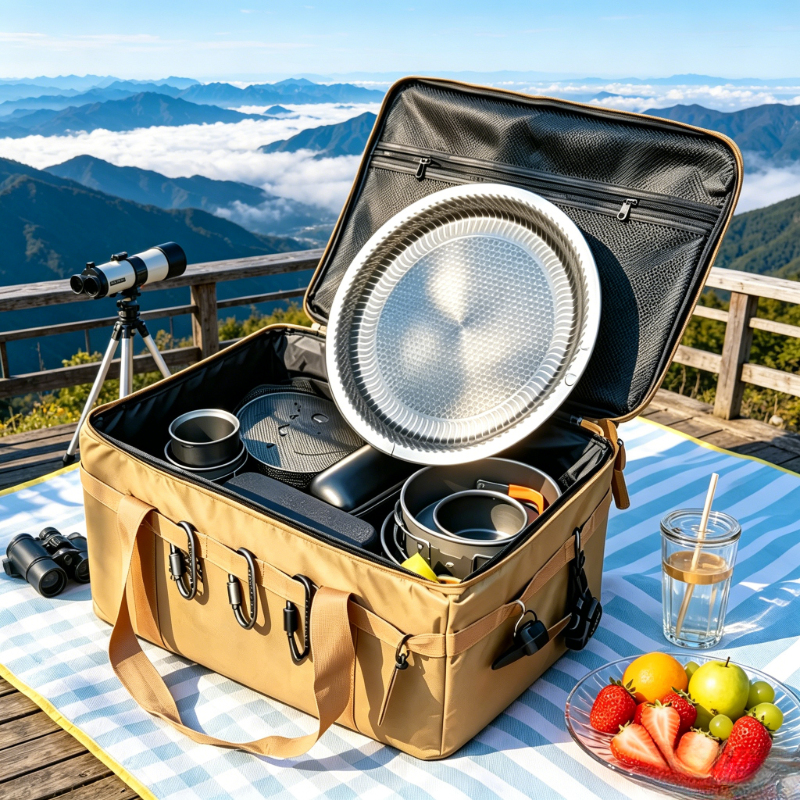 30L Khaki Foldable Oxford Tact - Camping Cooking And Eating avaliação e preço