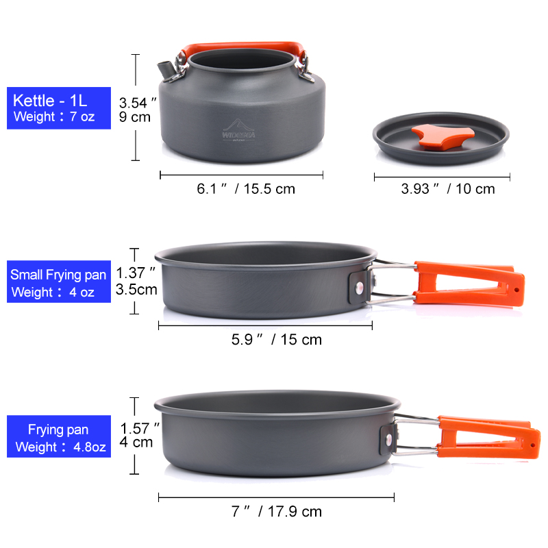 Widesea Camping Outdoor Cookwa - Camping Cooking Rice avaliação e preço