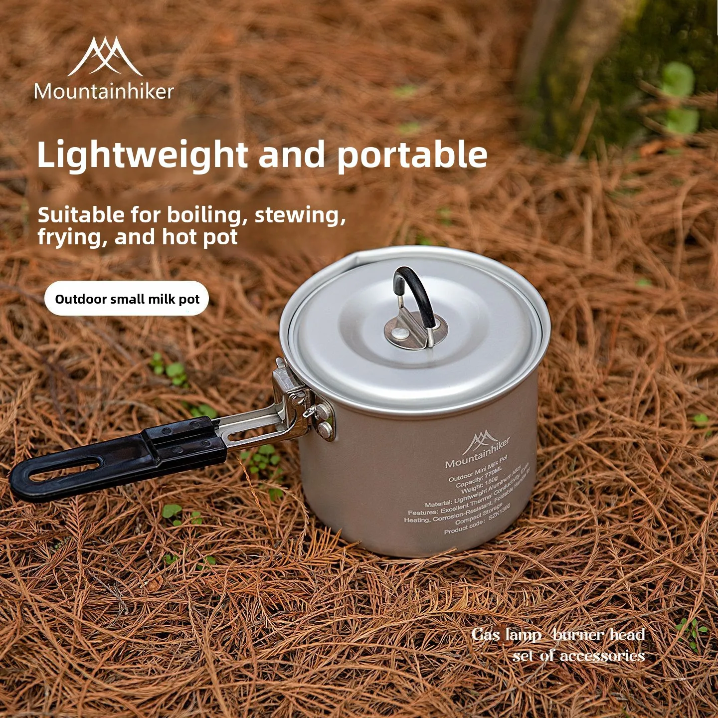 MOUNTAINHIKER Upgrade Milk Pot - Camping Lightweight Cooking Pot avaliação e preço