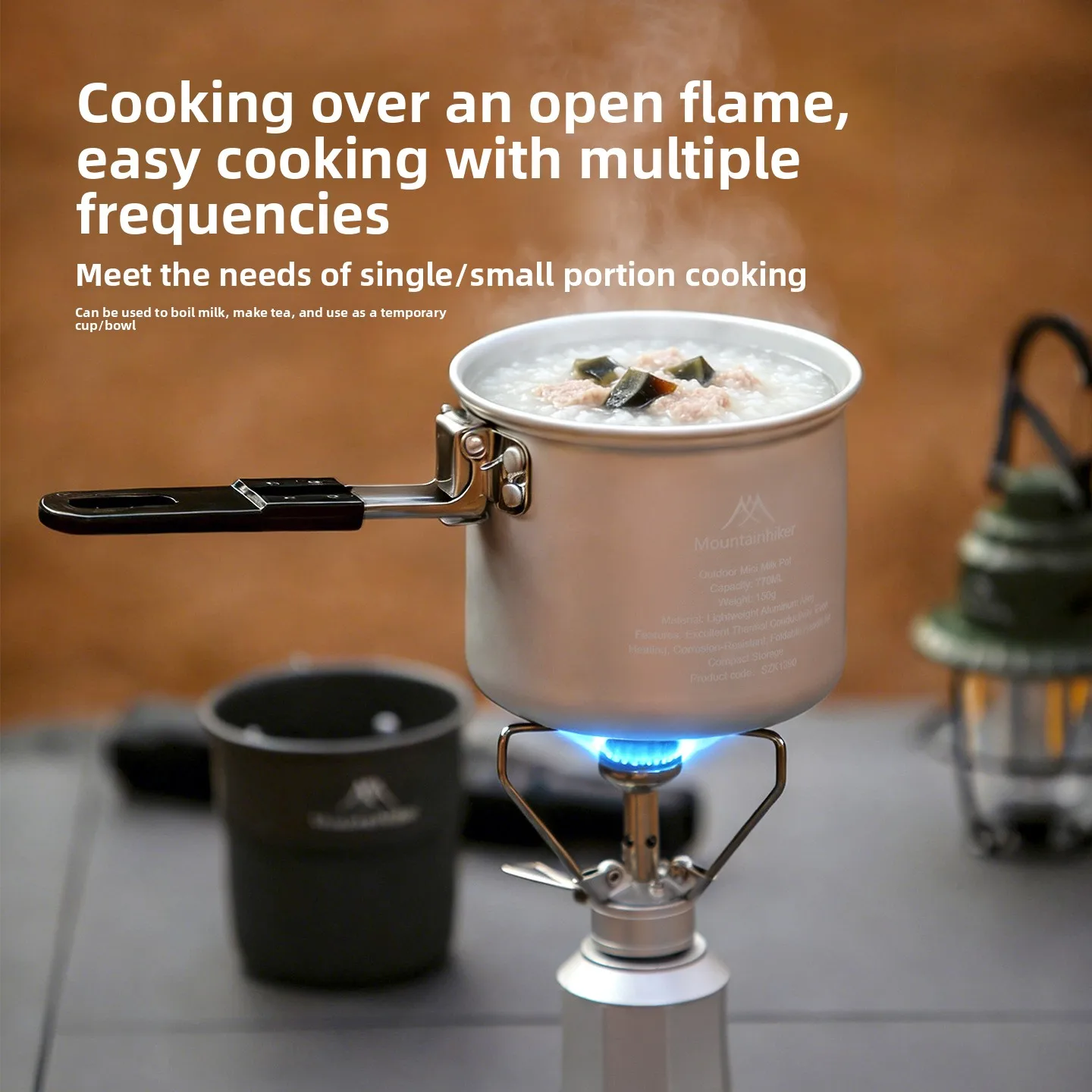 MOUNTAINHIKER Upgrade Milk Pot - Camping Lightweight Cooking Pot avaliação e preço