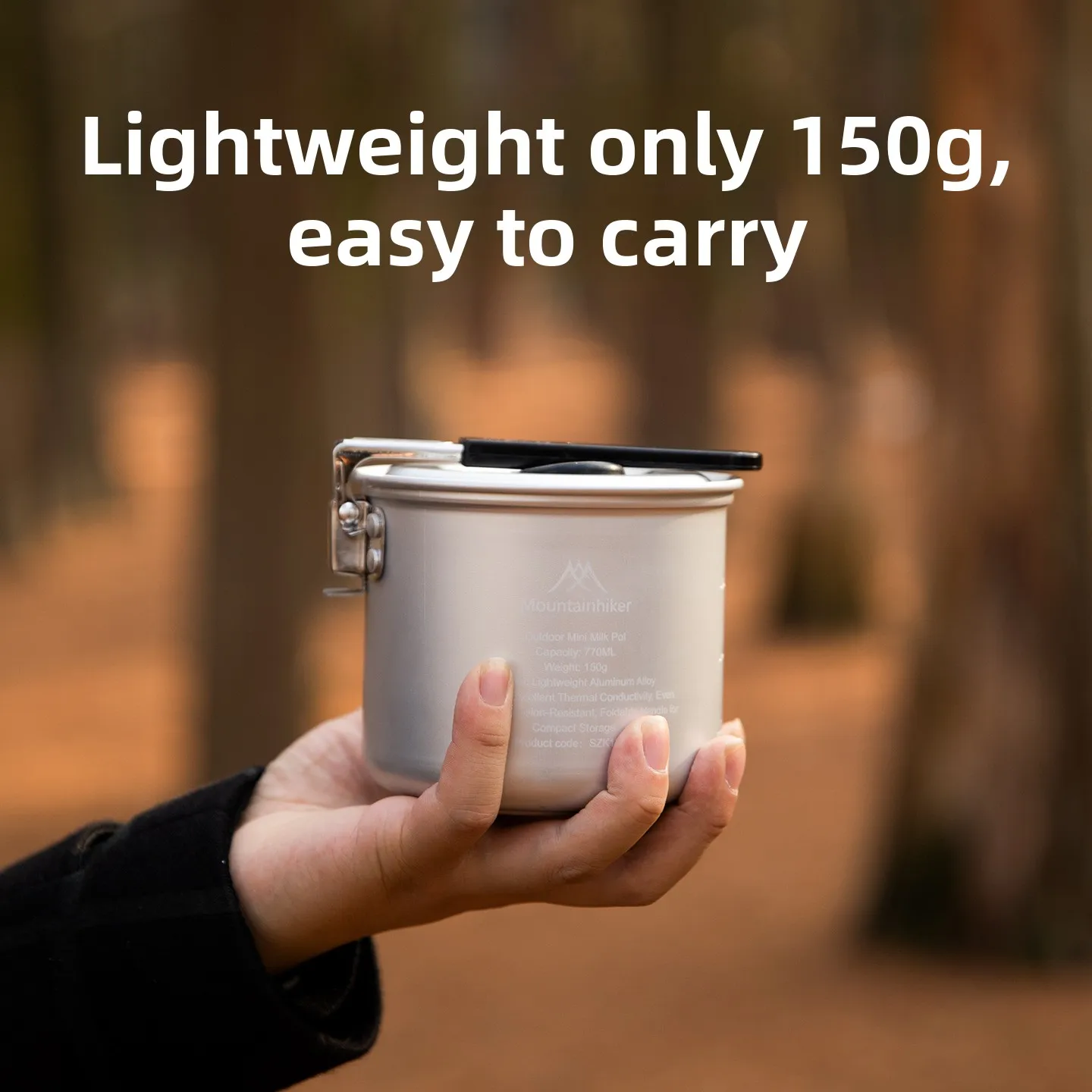 MOUNTAINHIKER Upgrade Milk Pot - Camping Lightweight Cooking Pot avaliação e preço