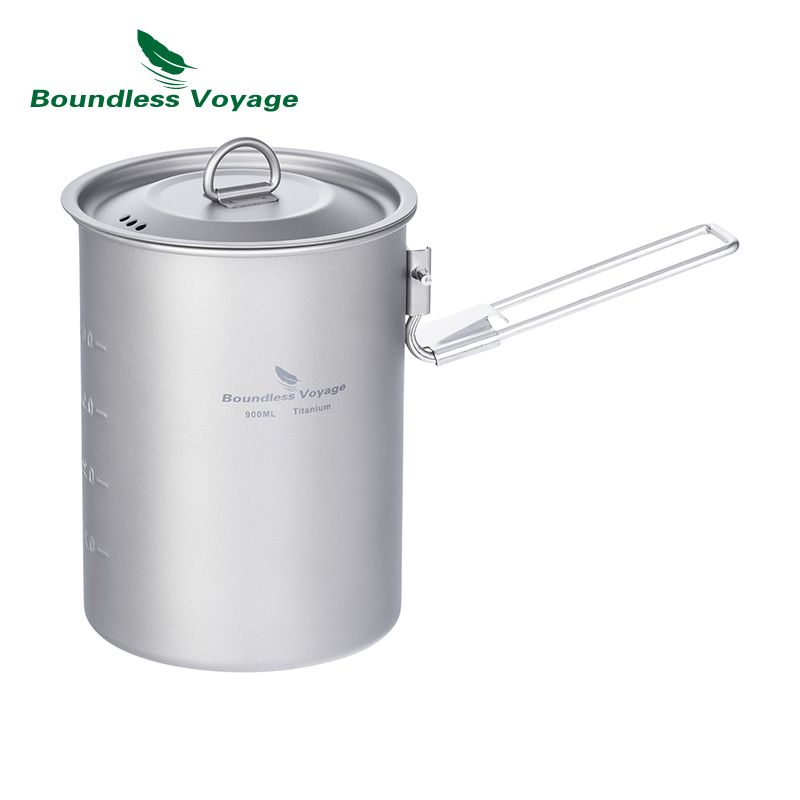 Boundless Voyage 900ml Titaniu - Camping Lightweight Cooking Pot avaliação e preço