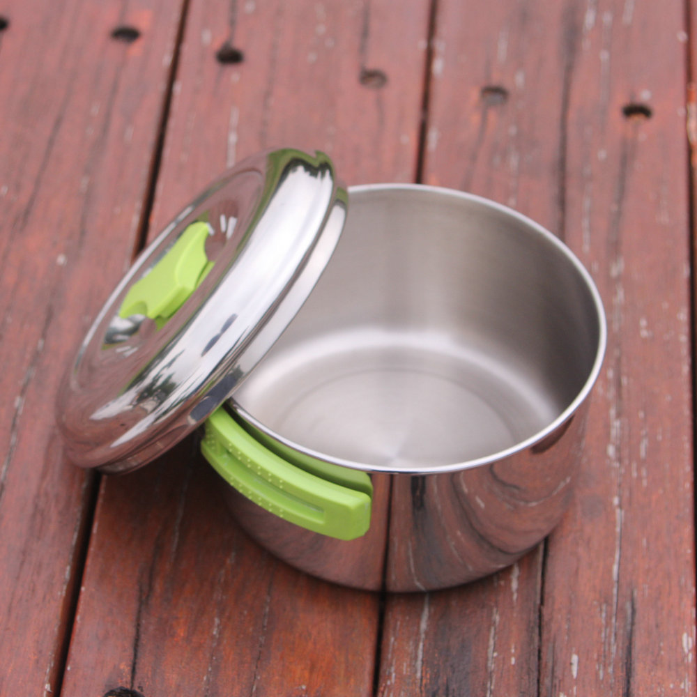 Camping Pot Lightweight Stainl - Camping Lightweight Cooking Pot avaliação e preço