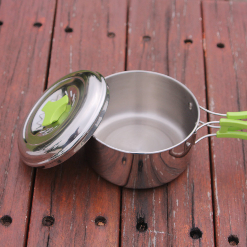 Camping Pot Lightweight Stainl - Camping Lightweight Cooking Pot avaliação e preço
