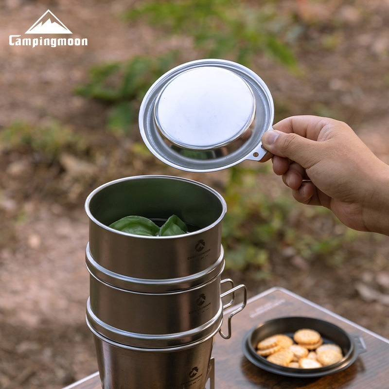 CAMPINGMOON S-SD Stainless Ste - Camping Cooking Snow avaliação e preço