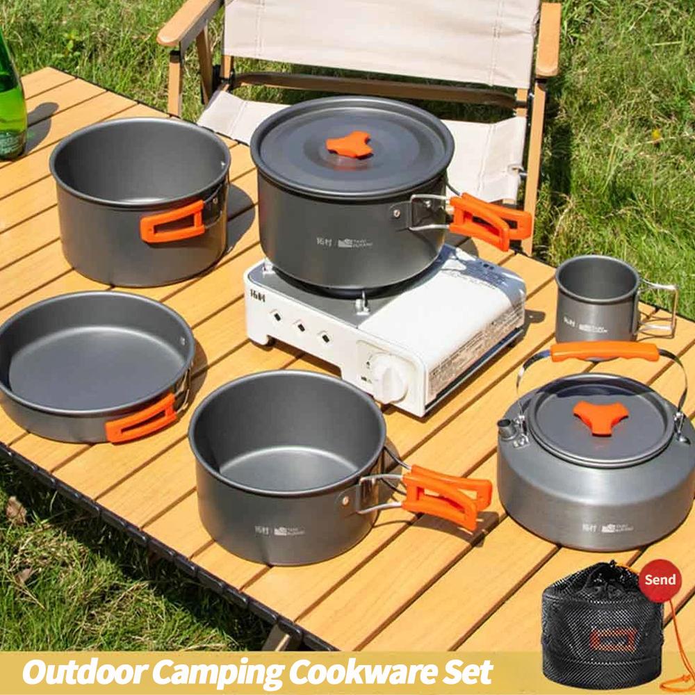 Camping Cookware Set Outdoor C - Camping Cooking Rice avaliação e preço