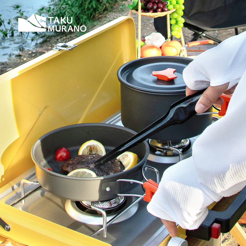 Camping Cookware Set Outdoor C - Camping Cooking Rice avaliação e preço