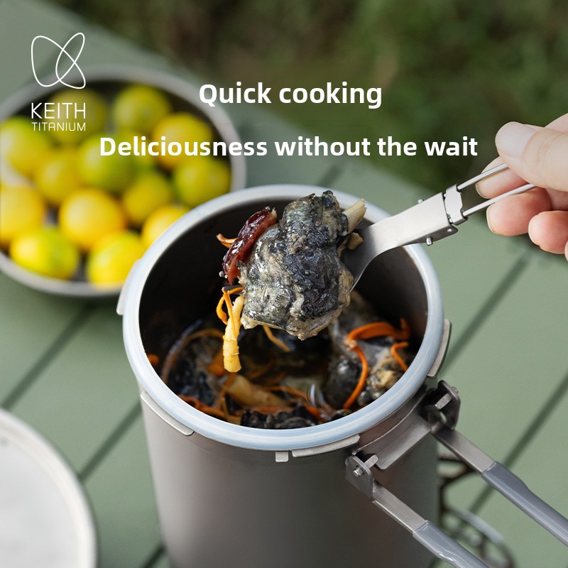 Keith Pure Titanium Outdoor Pr - Camping Lightweight Cooking Pot avaliação e preço