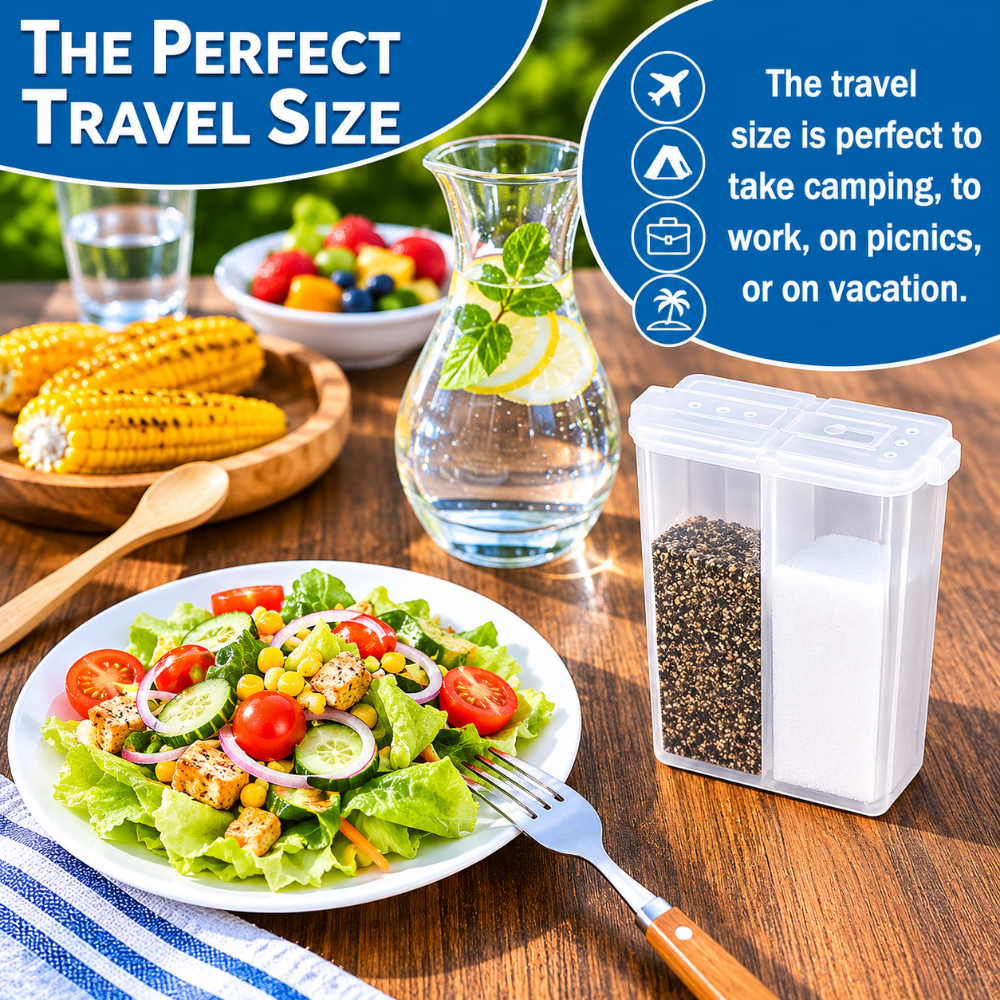 Multi-use 2in1 Spice Jar 2/4/6 - Camping Cooking Options avaliação e preço