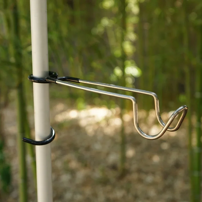 Portable Stainless Steel Light - Camping Cooking Hanger avaliação e preço