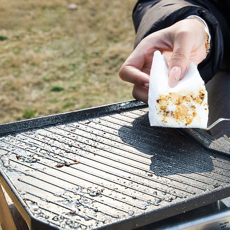 Outdoor camping barbecue pan H - Camping Cooking Wok avaliação e preço