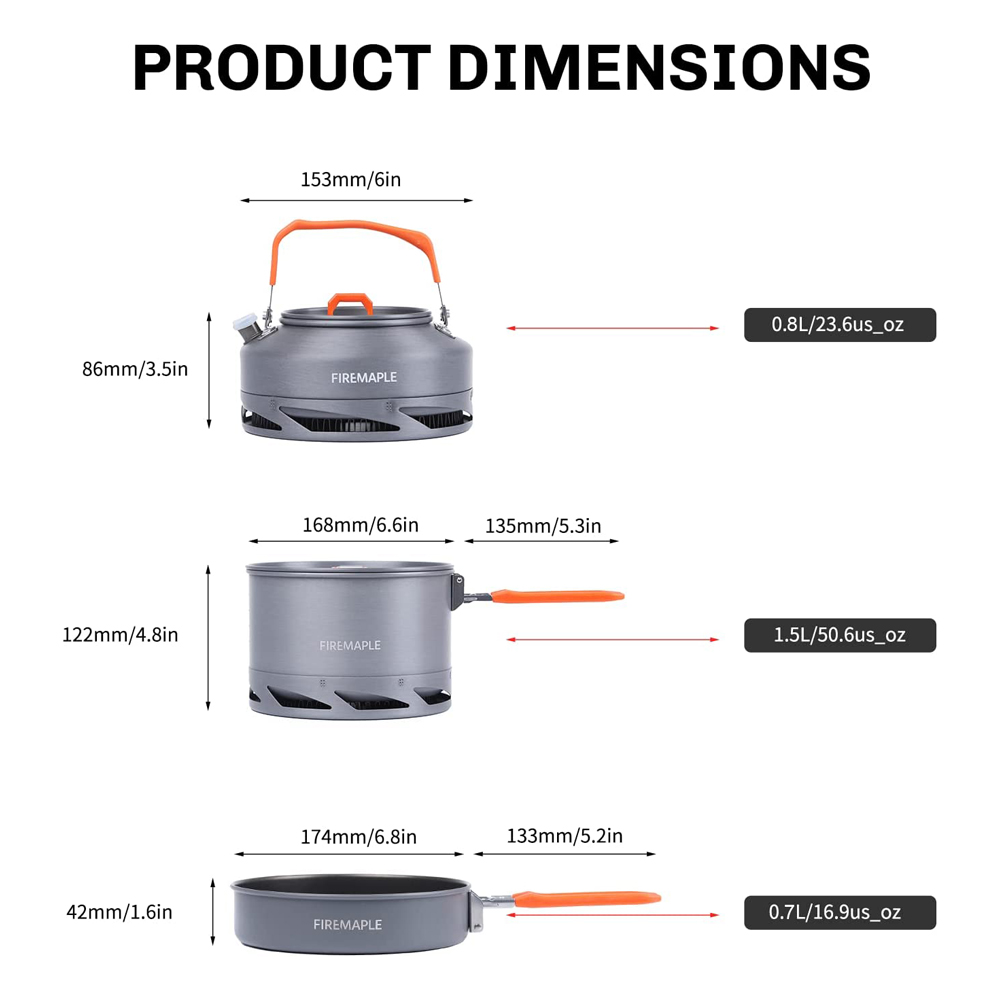 Fire Maple Camping Cookware Ut - Camping Cooking And Eating avaliação e preço
