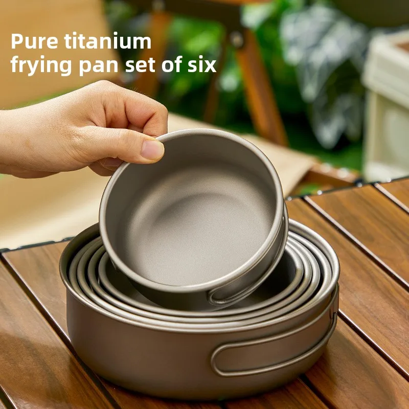 Titanium Outdoor Pot Set Picni - Camping Lightweight Cooking Pot avaliação e preço