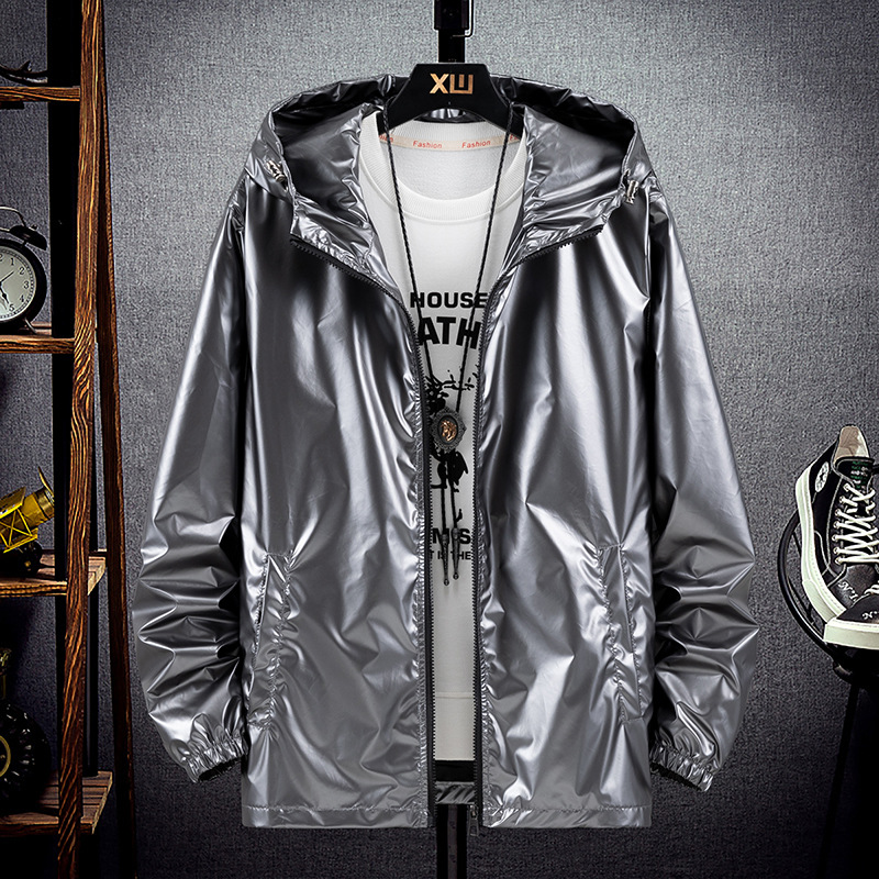 Spring and Autumn Shiny Jacket - Camping Cooking Windbreak avaliação e preço