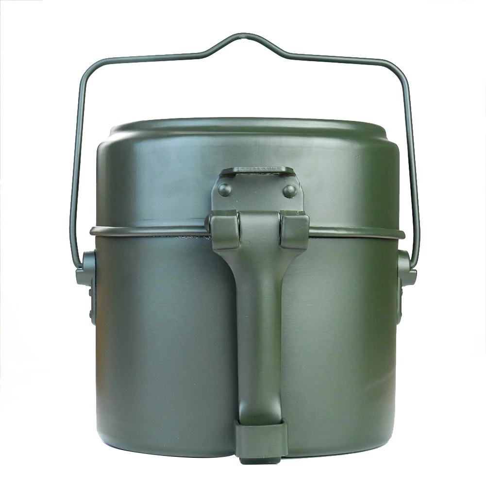 Portable Alloy Pot and Bowl Lu - Camping Lightweight Cooking Pot avaliação e preço