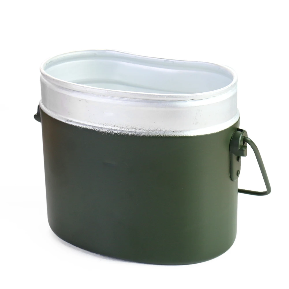 Portable Alloy Pot and Bowl Lu - Camping Lightweight Cooking Pot avaliação e preço