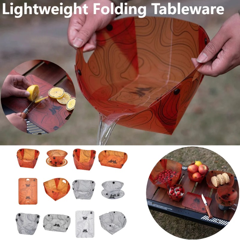 Foldable Camping Tableware Por - Camping Cooking Hot Plate avaliação e preço
