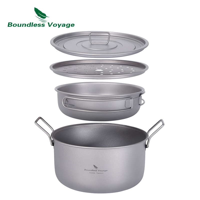 Boundless Voyage Camping Cooki - Camping Cooking Wok avaliação e preço